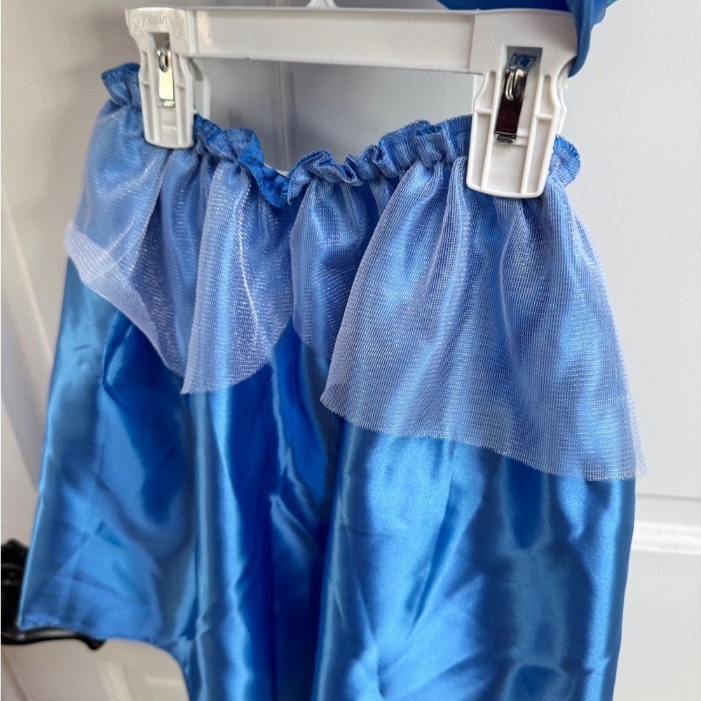 NWOT Disney Girls Size 4 - 6 Cinderella Blue and Pink 2 Piece Dress Up Costume - Picture 7 of 11